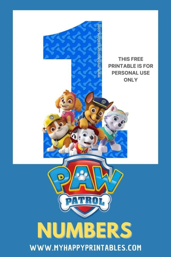Paw Patrol for Girls: Free Printable Kit.