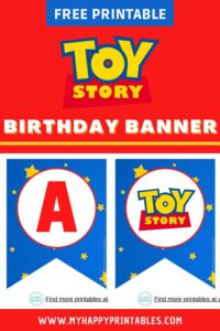 Free Toy Story Party Printables - My Happy Printables