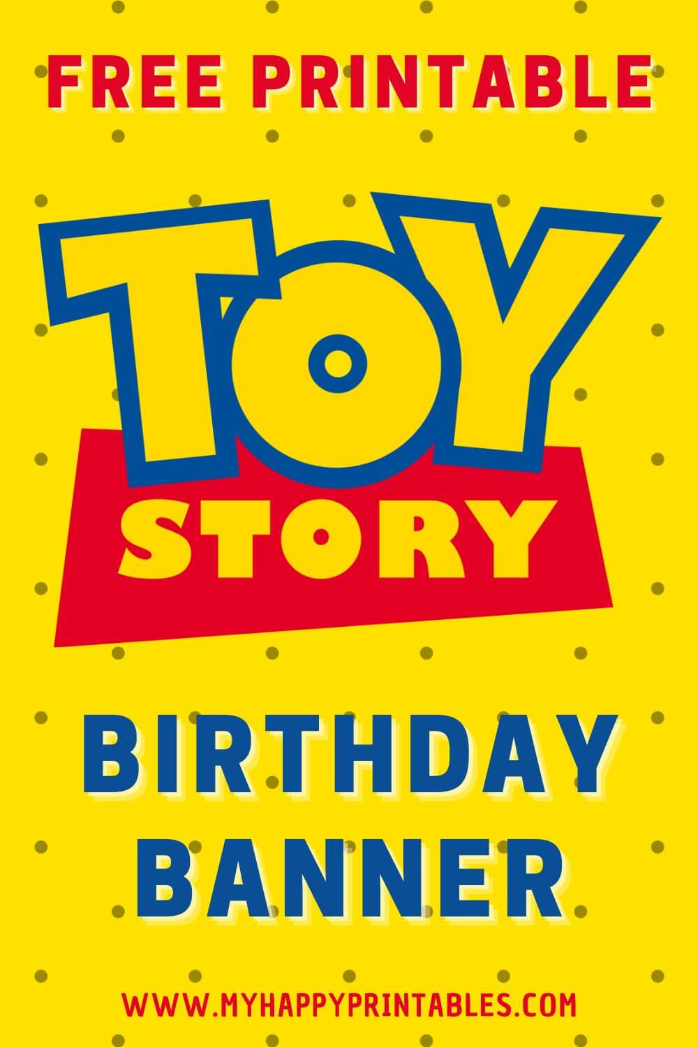 Toy Story Birthday Banner Printable Free Sale Online | forodelasartes