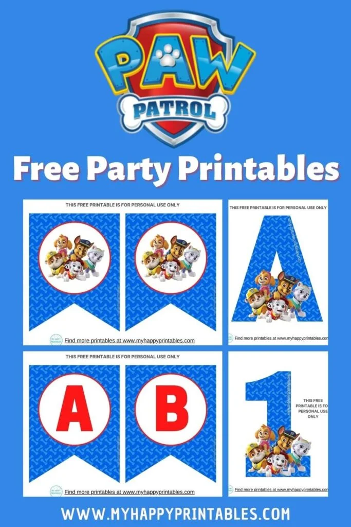 Free Paw Patrol Printables My Happy Printables