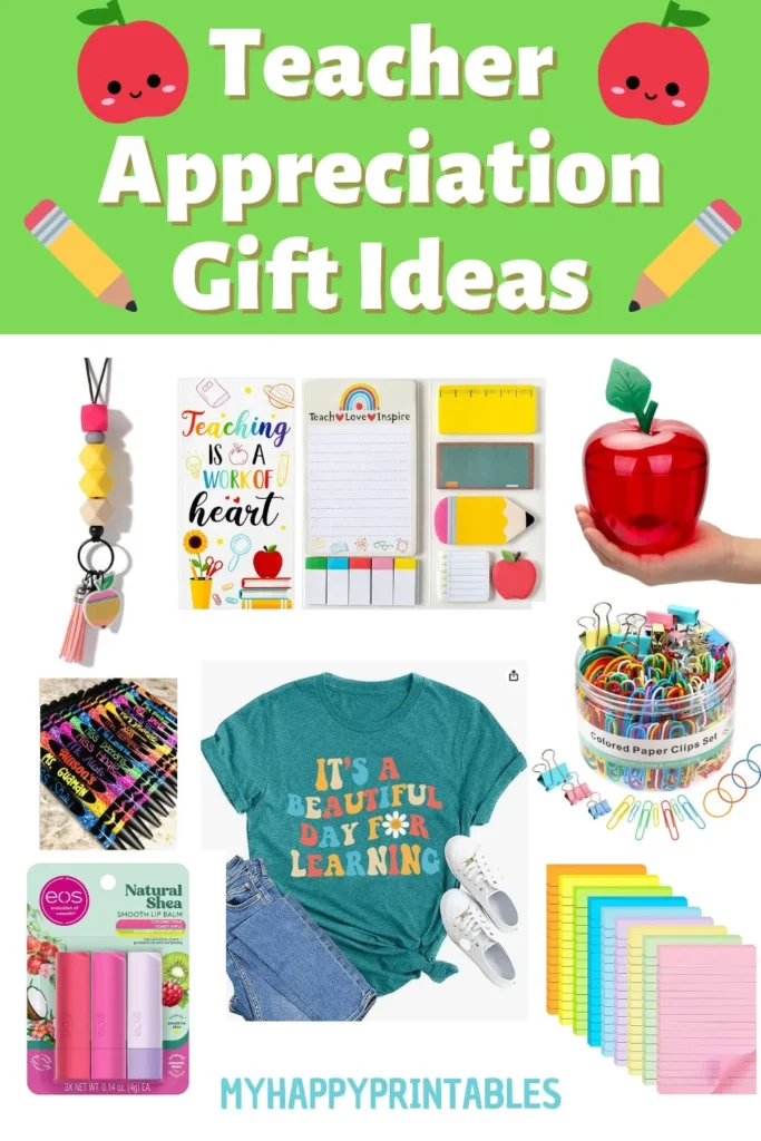 10 Teacher appreciation Gifts ideas