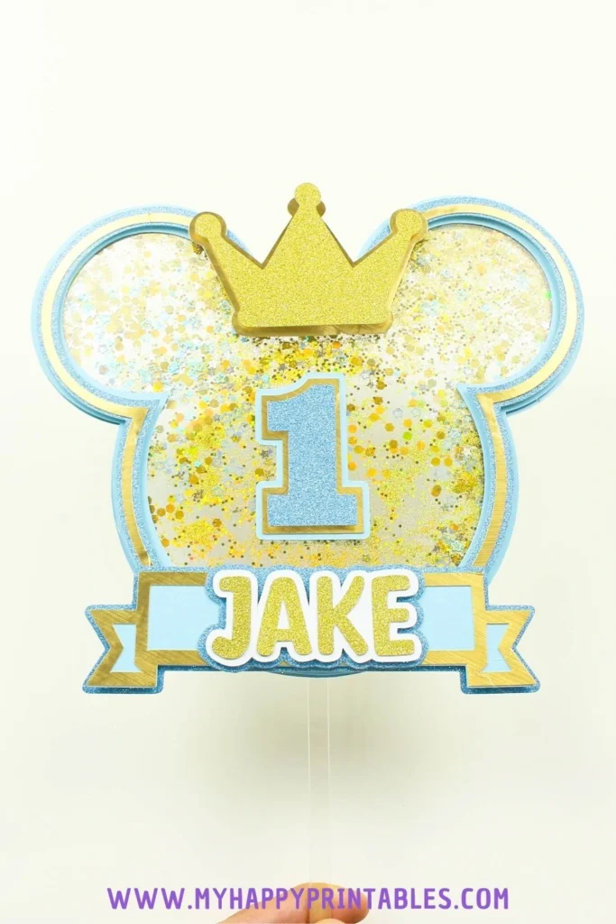 mouse cake topper template