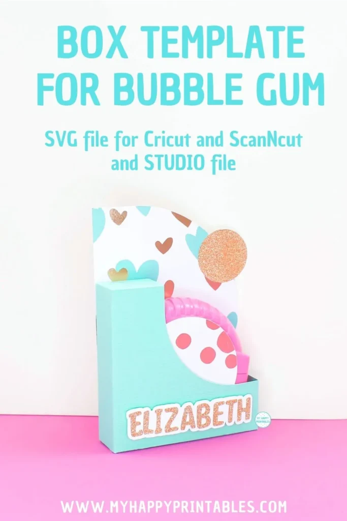 box template for hubba bubba