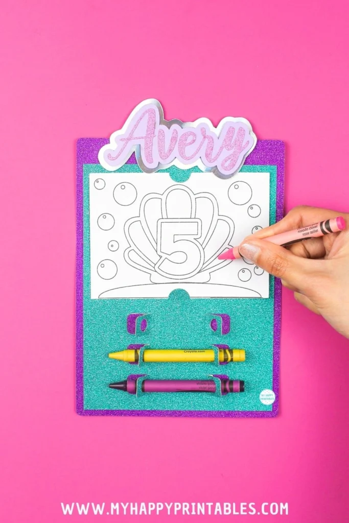 coloring favor template