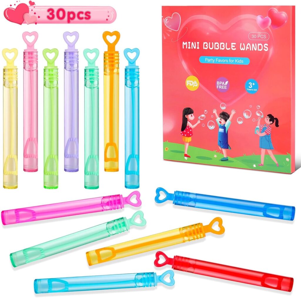 Heart Mini Bubble Wands