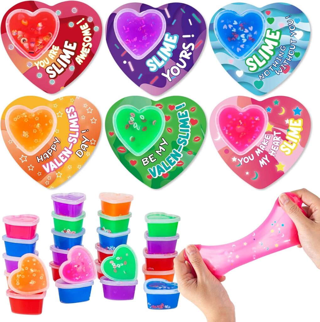 Heart Shape Slime Toys