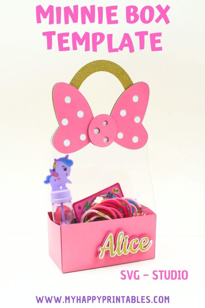 Minnie Mouse Favor bag template