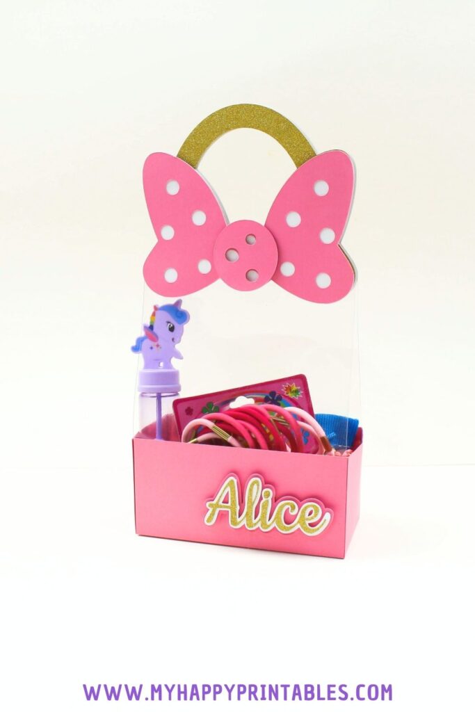 Minnie mouse bag svg