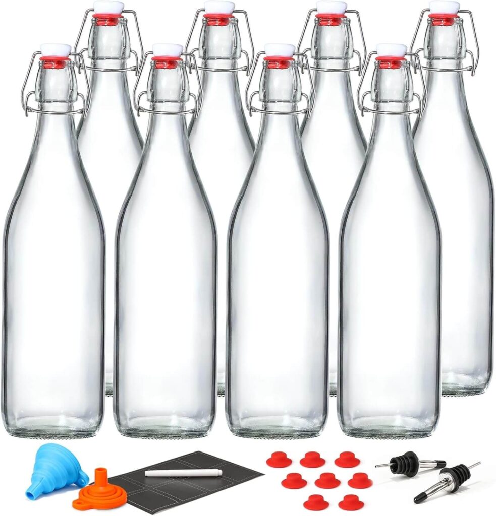 glass bottles