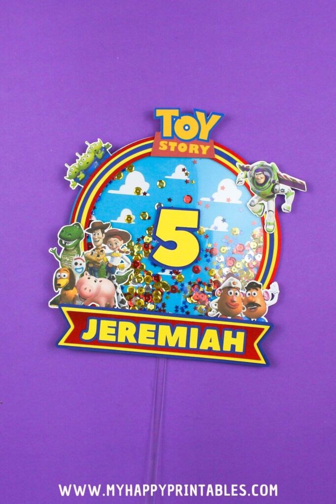 toy story cake topper cut files