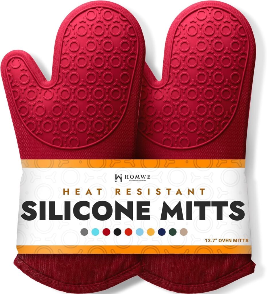 Silicone oven mitts