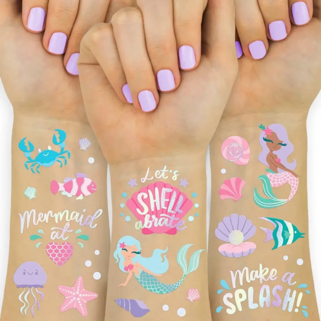 Mermaid Temporary Tattoos