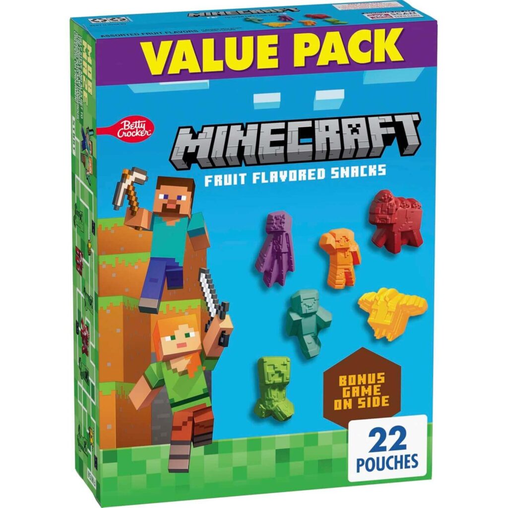 Minecraft Fruit Flavored Snacks