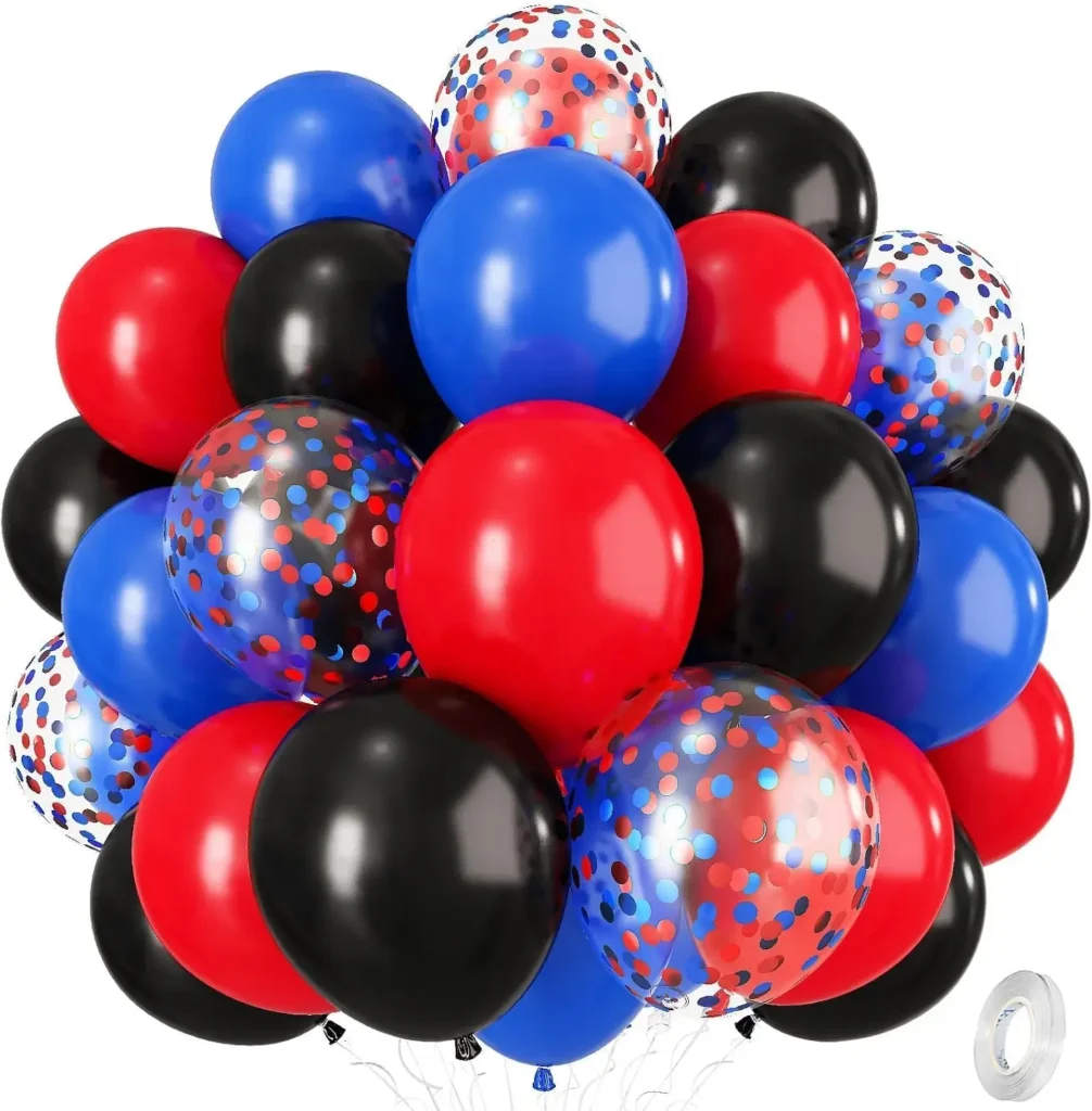 balloons for spiderman party