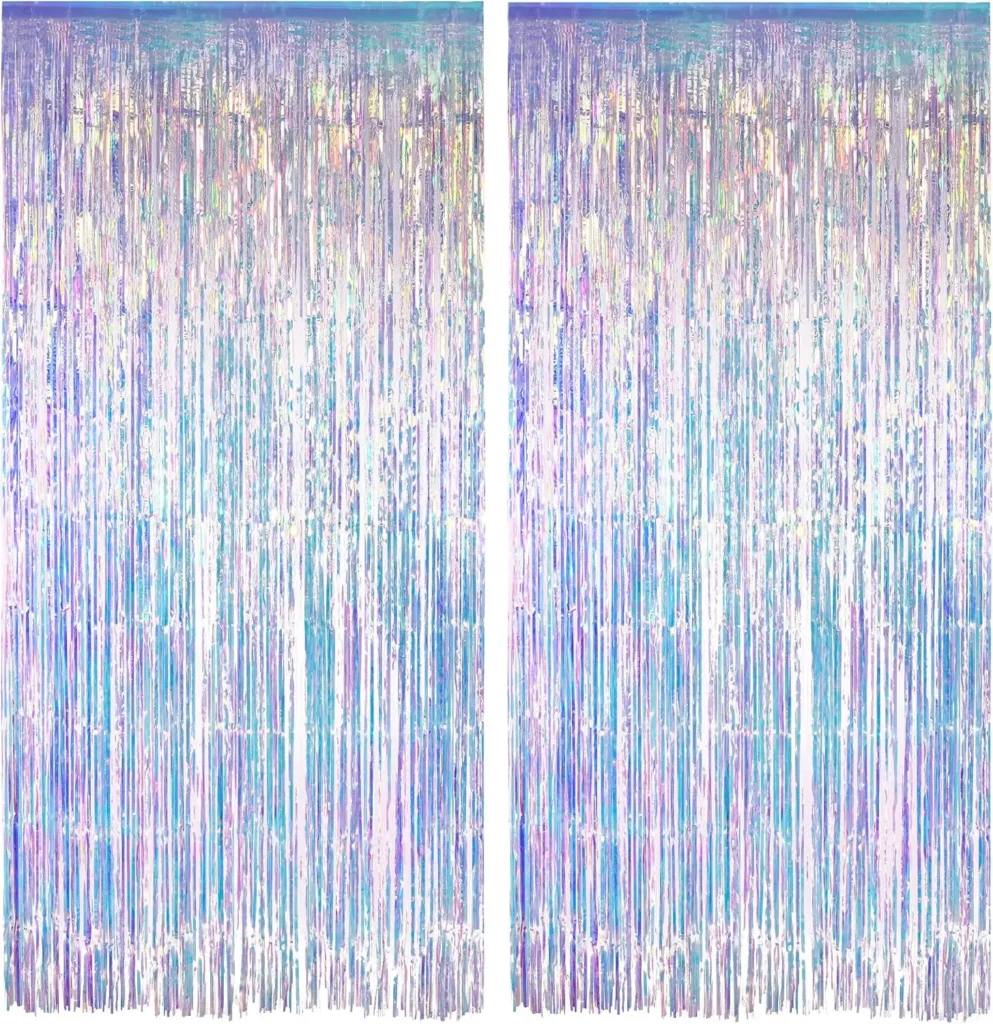 iridescent backdrop
