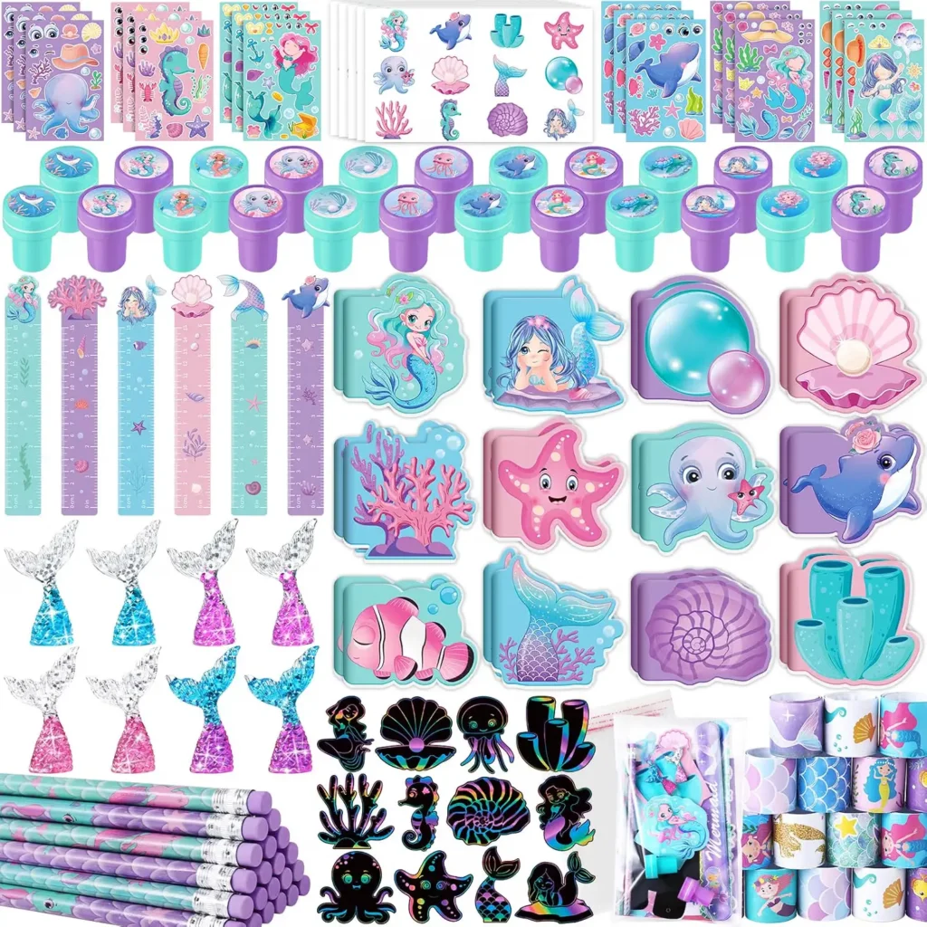 mermaid stationery set