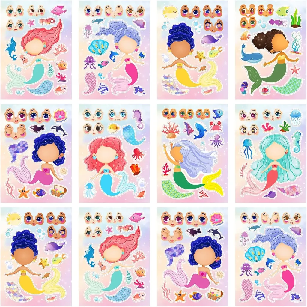 mermaid stickers