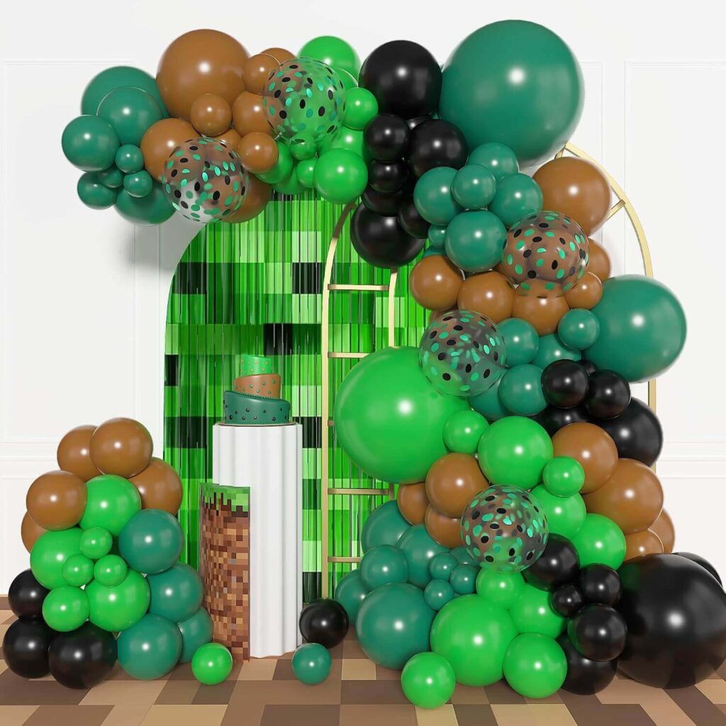 minecraft balloon arch