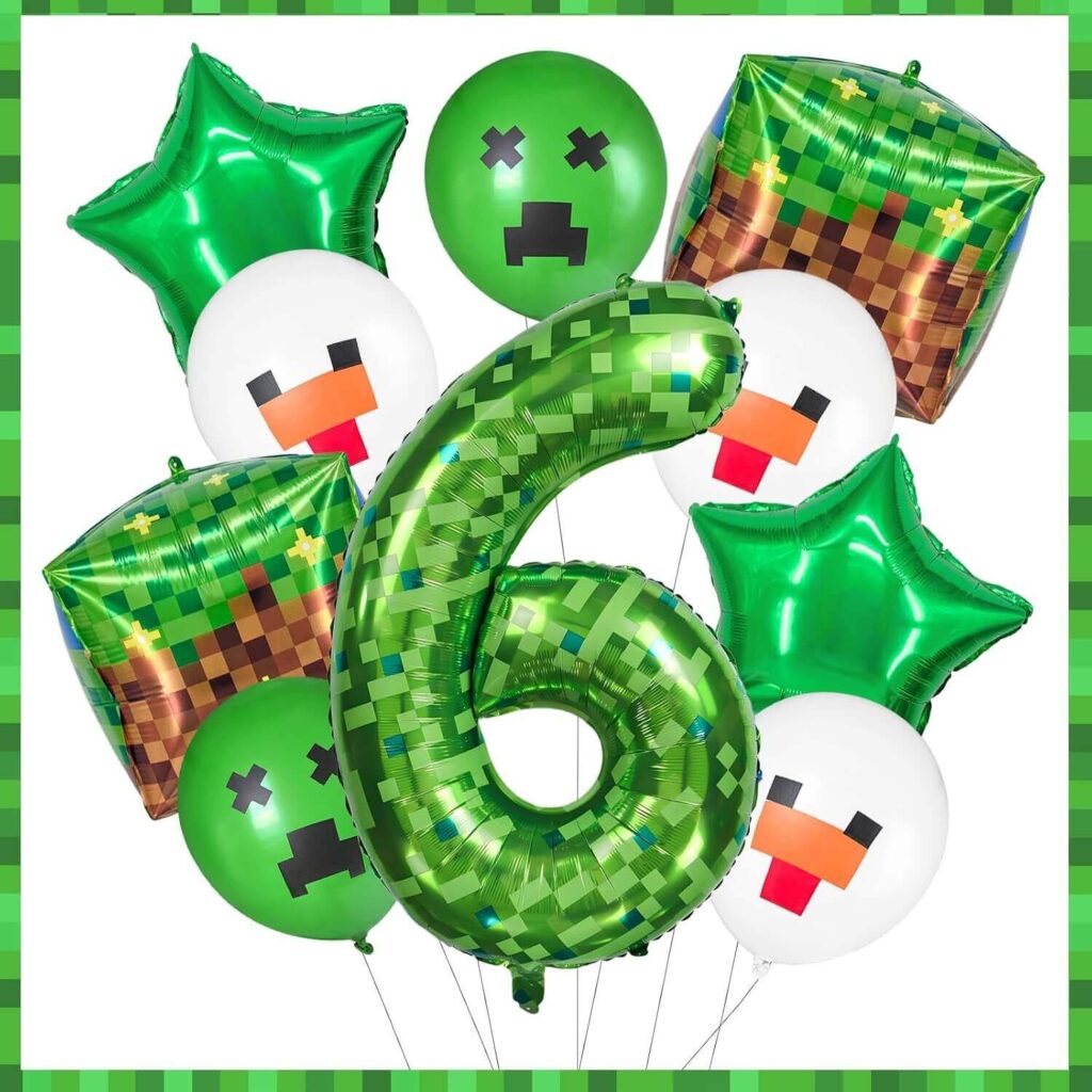 minecraft number balloons