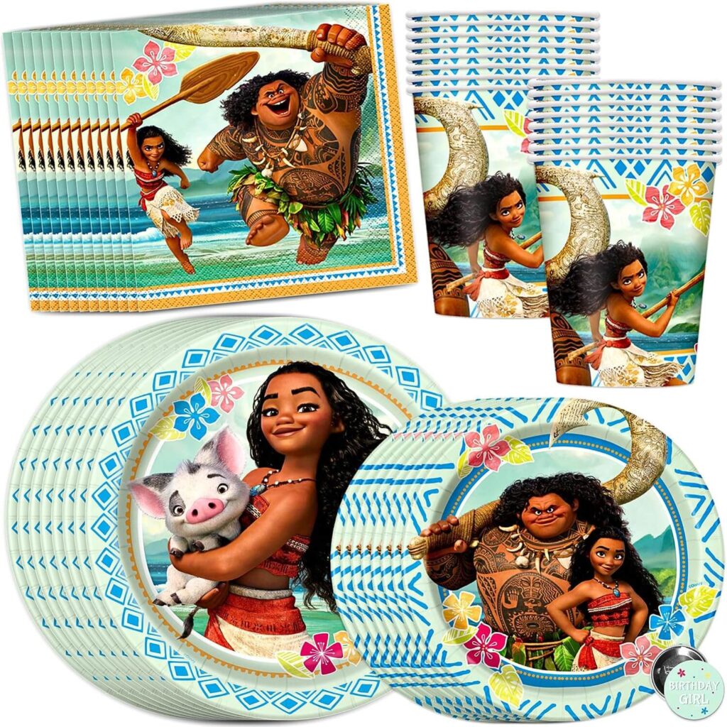 moana party supplies