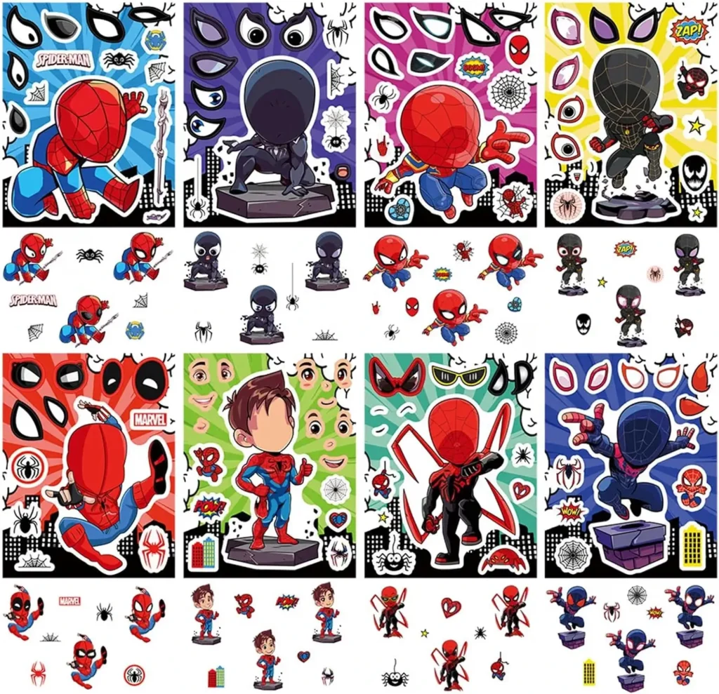 spider stickers