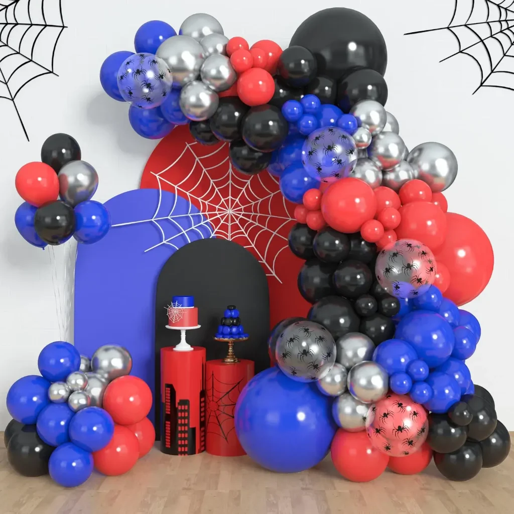 spiderman balloon arch