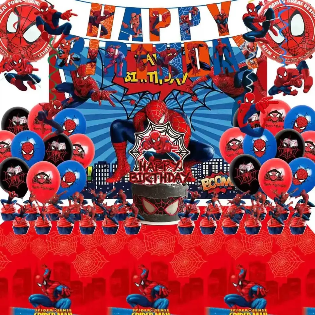 spiderman birthday party supplies