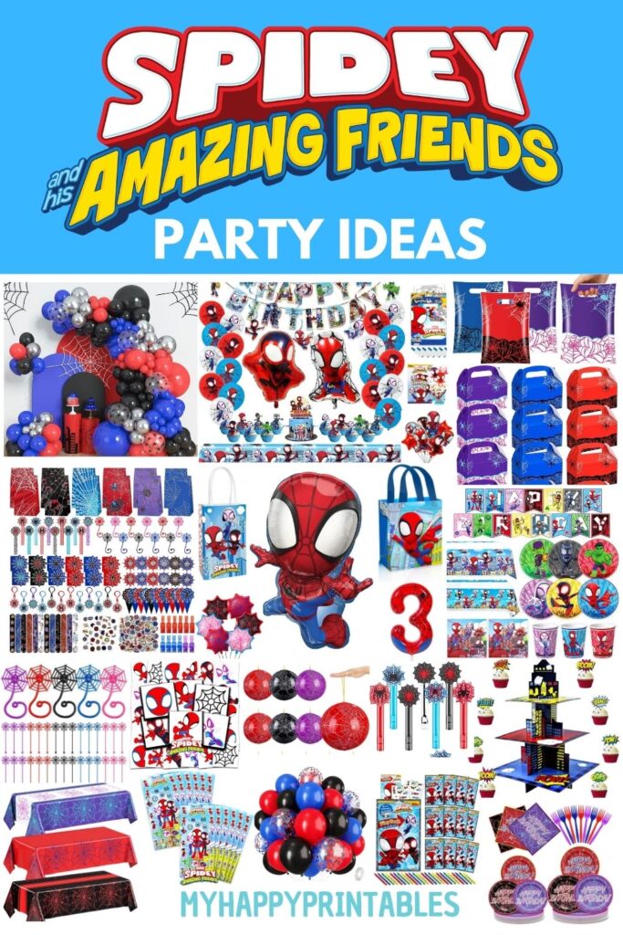 spidey and his amazing friends party ideas