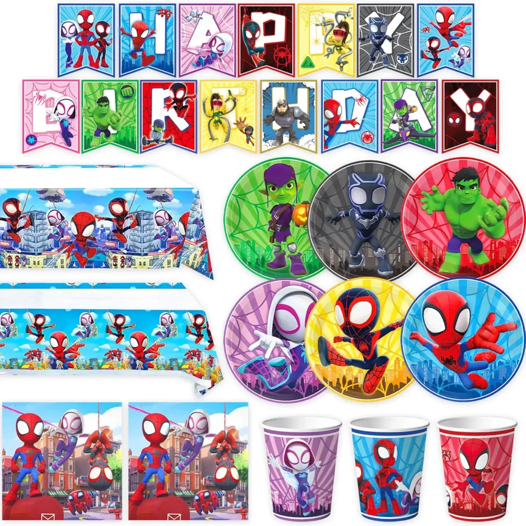 spidey birthday party supplies