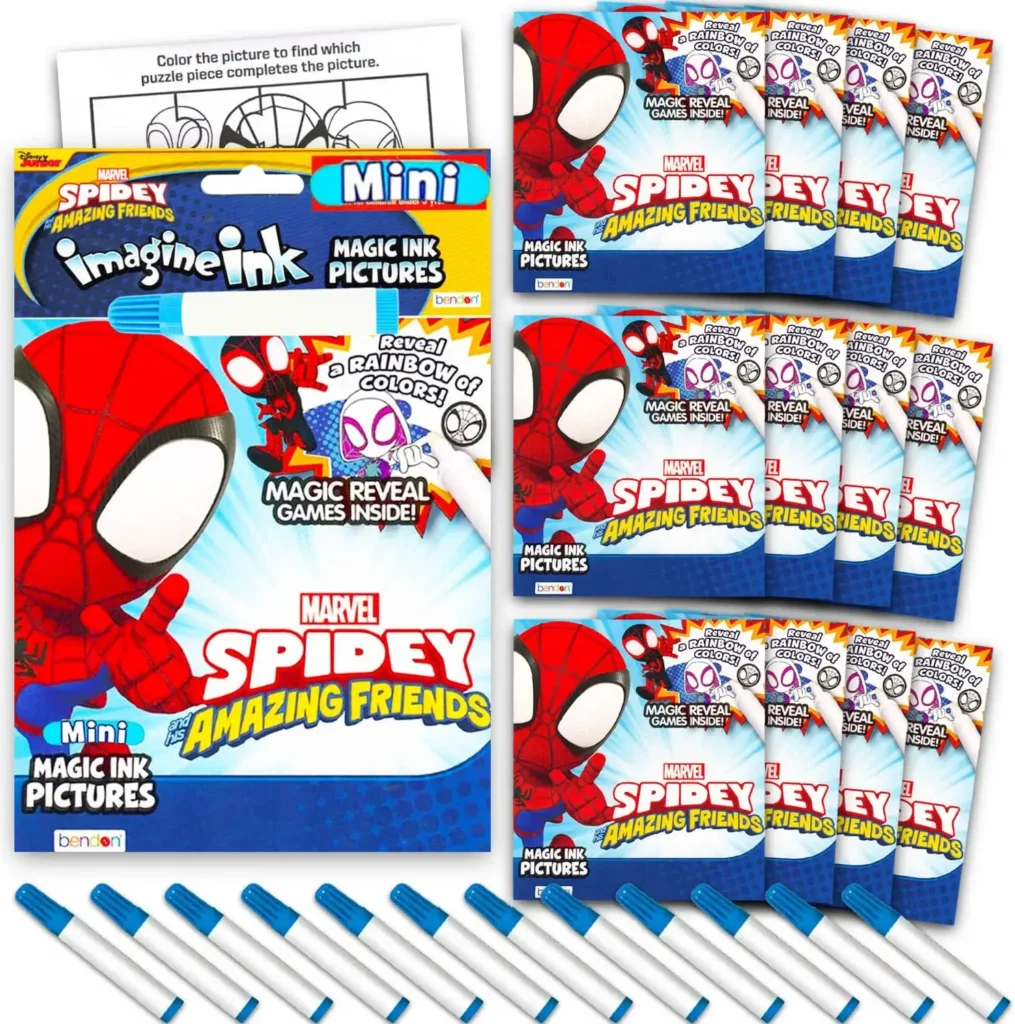 spidey coloring book