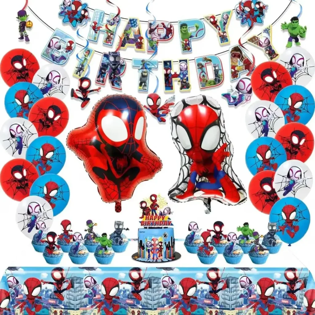 spidey party supplies
