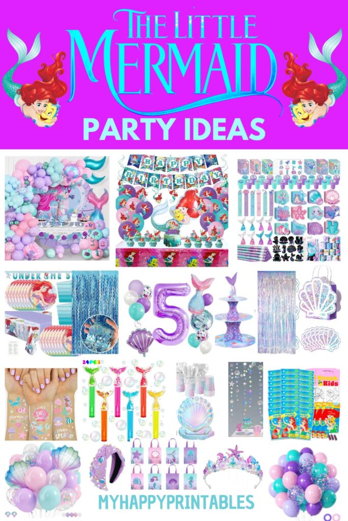 the little mermaid party ideas